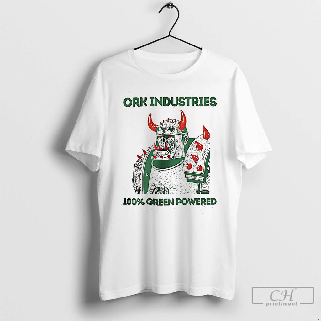 Premium Ork Industries 100 Green Powered T Shirts