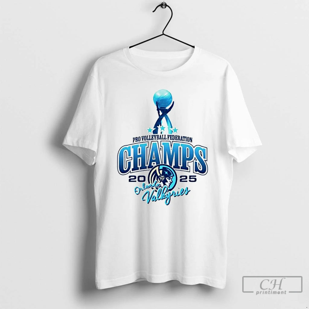 Premium Orlando Valkyries 2025 Pro Volleyball Federation Championship Ornaments T Shirts