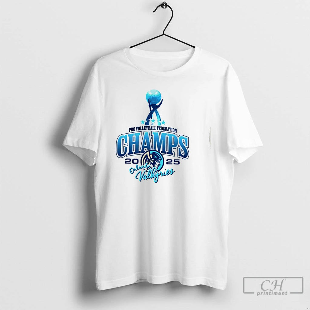 Premium Orlando Valkyries 2025 Pro Volleyball Federation Championship T Shirts