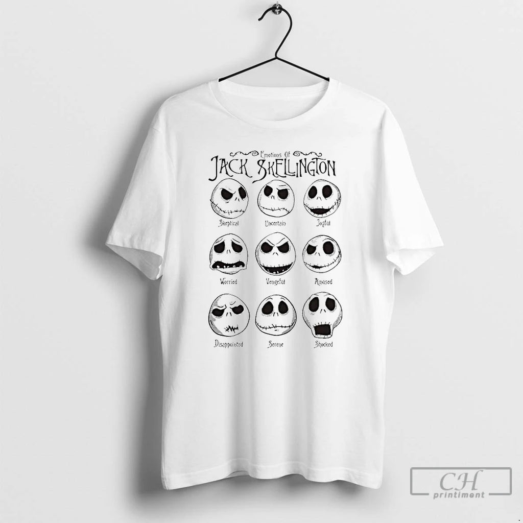 Premium Painajainen Ennen Joulua Emotions Of Jack Skellington T Shirts