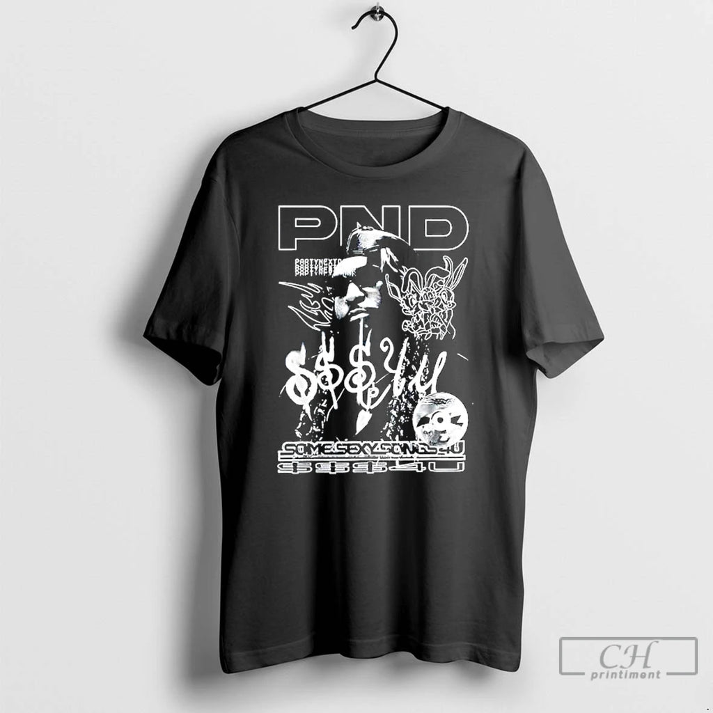 Premium Partynextdoor Outline Graphic T Shirts