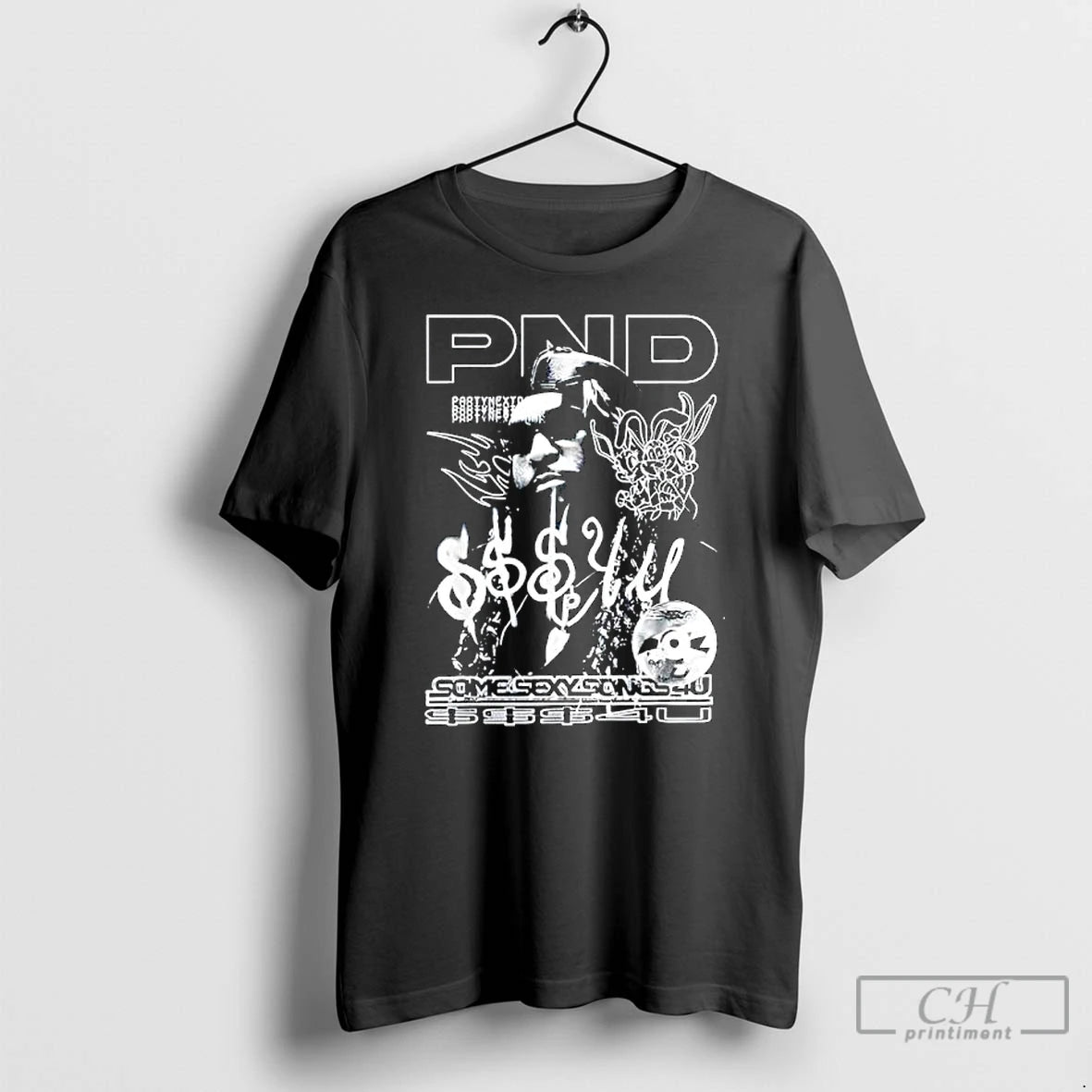 Premium Partynextdoor Outline Graphic T Shirts