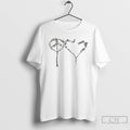 Premium Peace And Love Ceramic Ceramic And Classic Dad Cap T Shirts