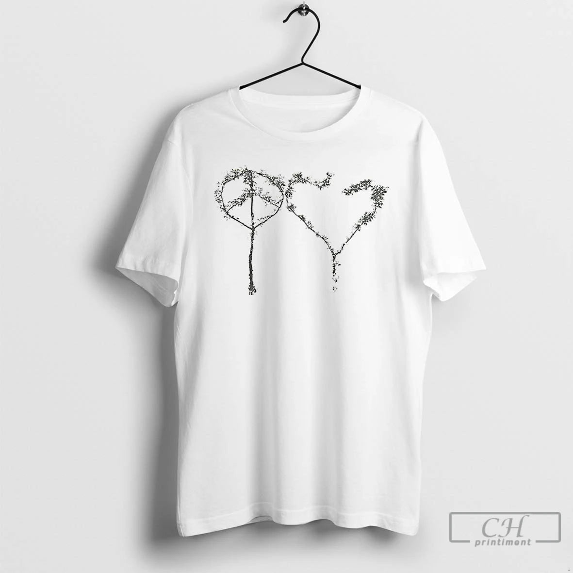 Premium Peace And Love Ceramic Ceramic And Classic Dad Cap T Shirts