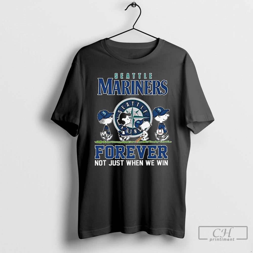 Premium Peanut X Seattle Mariners 2025 Postseason Forever Not Just When We Win Long Sleve