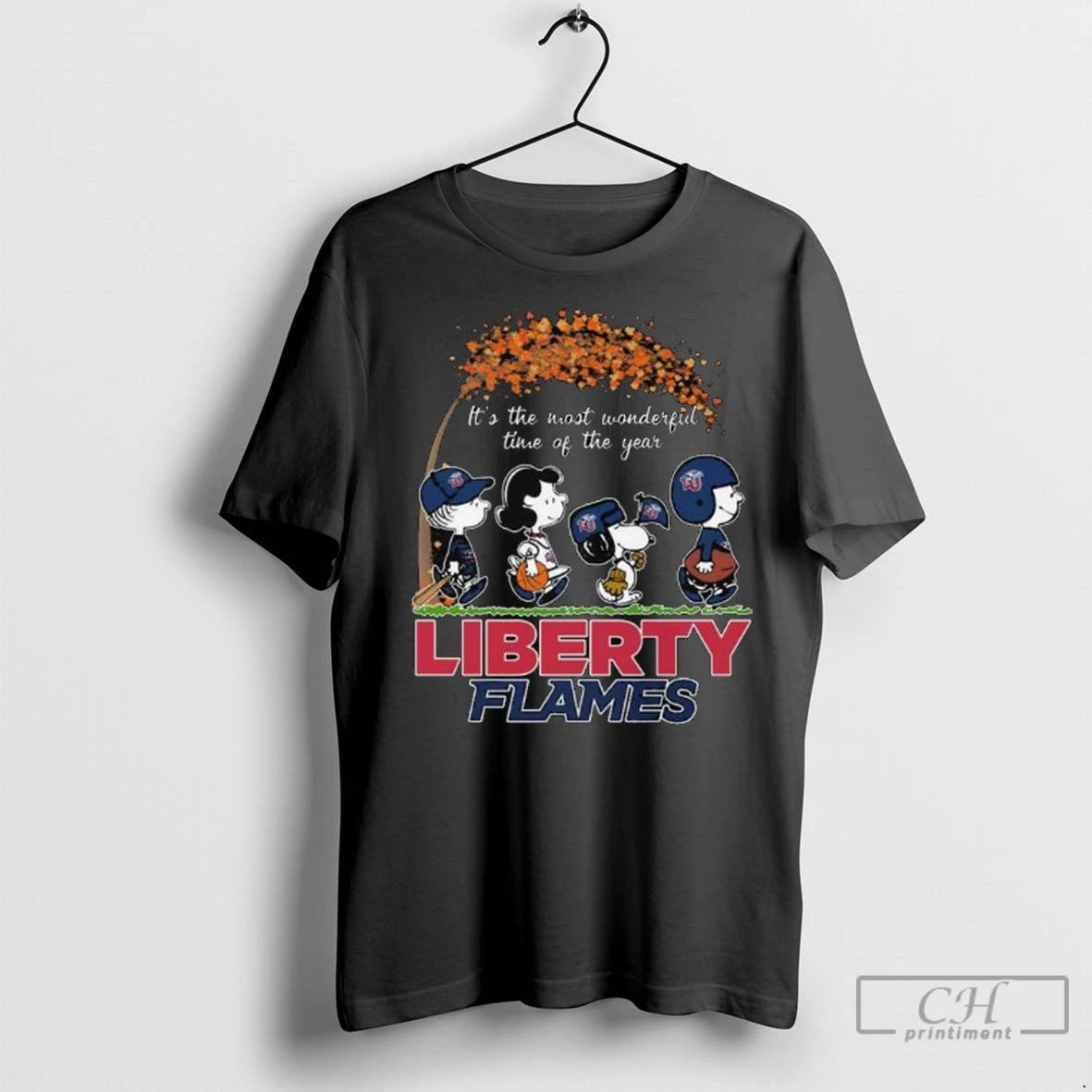 Premium Peanuts Its The Most Wonderful Time Of The Year Liberty Flames Long Sleve