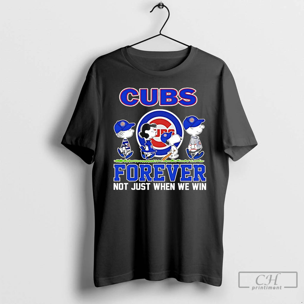 Premium Peanuts X Chicago Cubs October Forever Not Just When We Win T Shirts