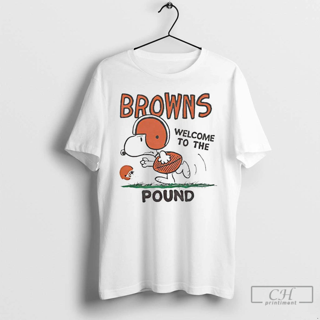 Premium Peanuts X Cleveland Browns Welcome To The Pound T Shirts