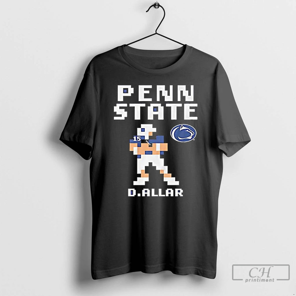 Premium Penn State Football Drew Allar Retro Baller Graphic T Shirts