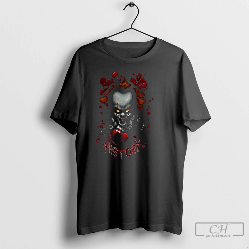 Premium Pennywise It Character Balloon Horror Halloween T Shirts