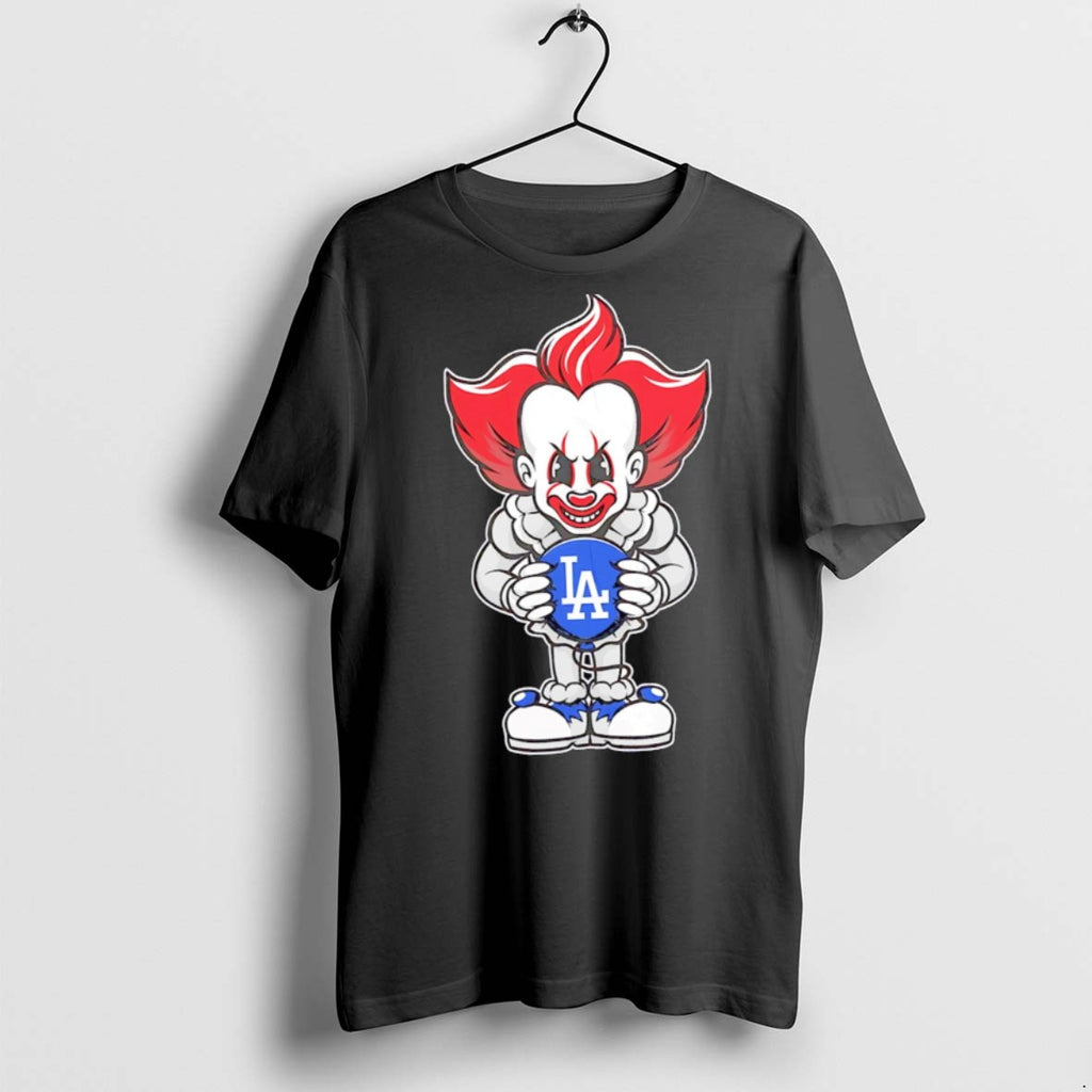 Premium Pennywise Los Angeles Dodgers Halloween T Shirts