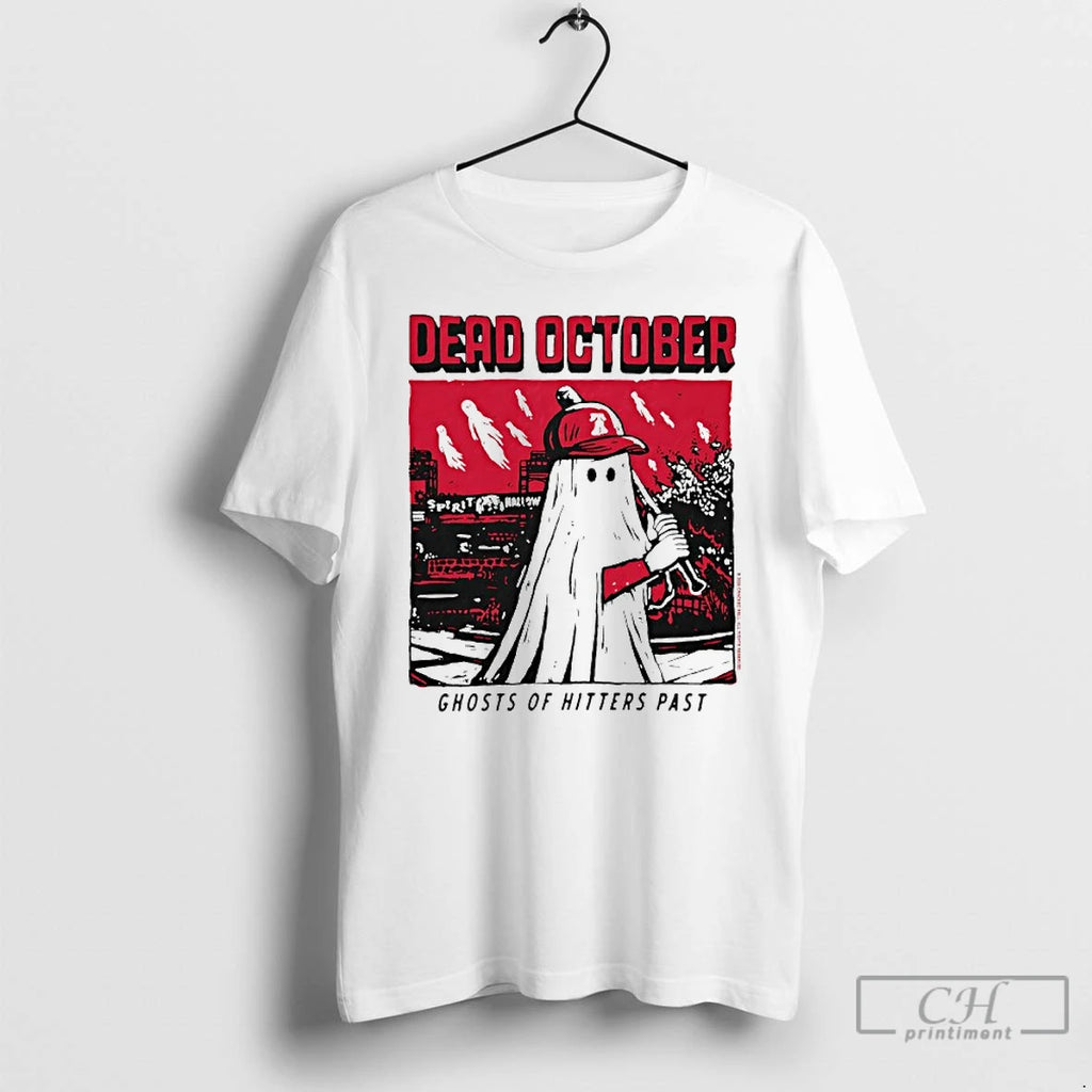 Premium Philadelphia Phillies Baseball Dead October Ghosts Of Hitters Past T Shirts
