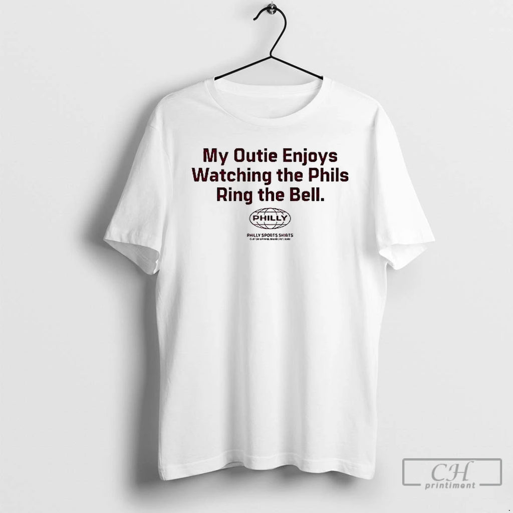 Premium Philadelphia Phillies My Outie Enjoys Watching The Phils Ring The Bell The Fightins