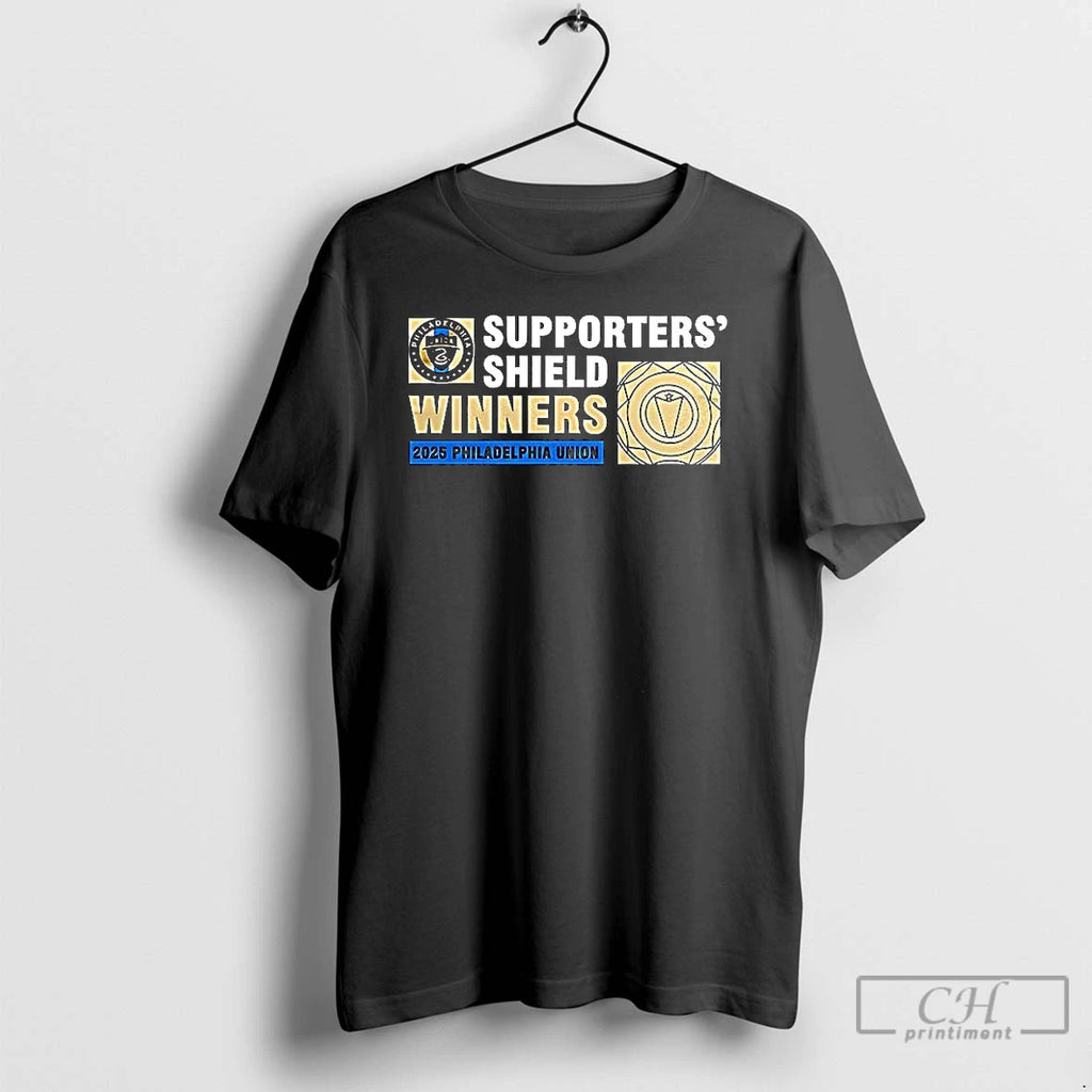 Premium Philadelphia Union Mls Supporters Shield 2025 Winners T Shirts