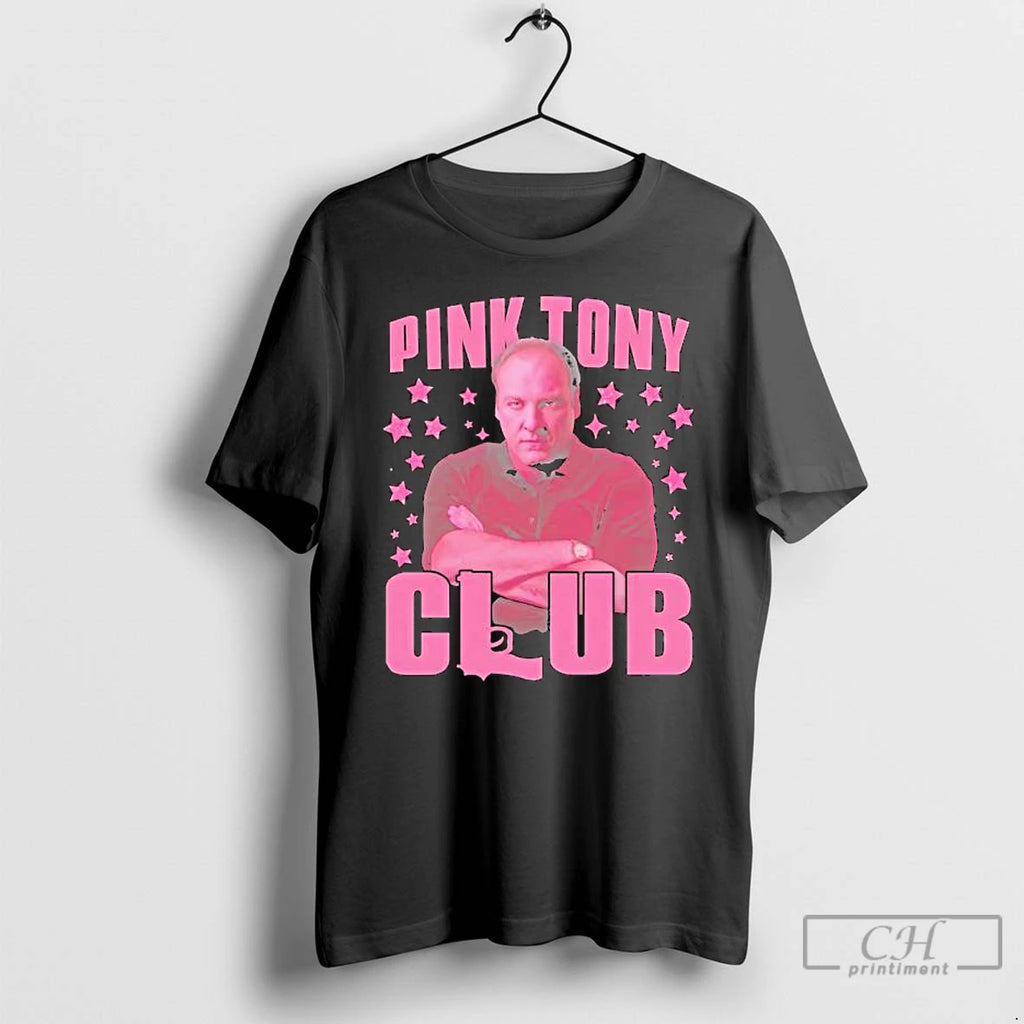 Premium Pink Tony Club Graphic T Shirts