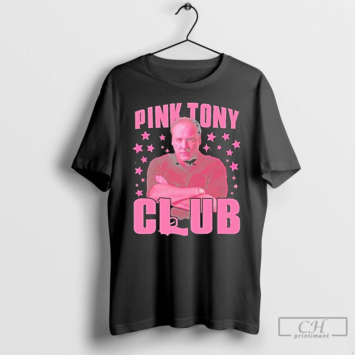 Premium Pink Tony Club Graphic T Shirts