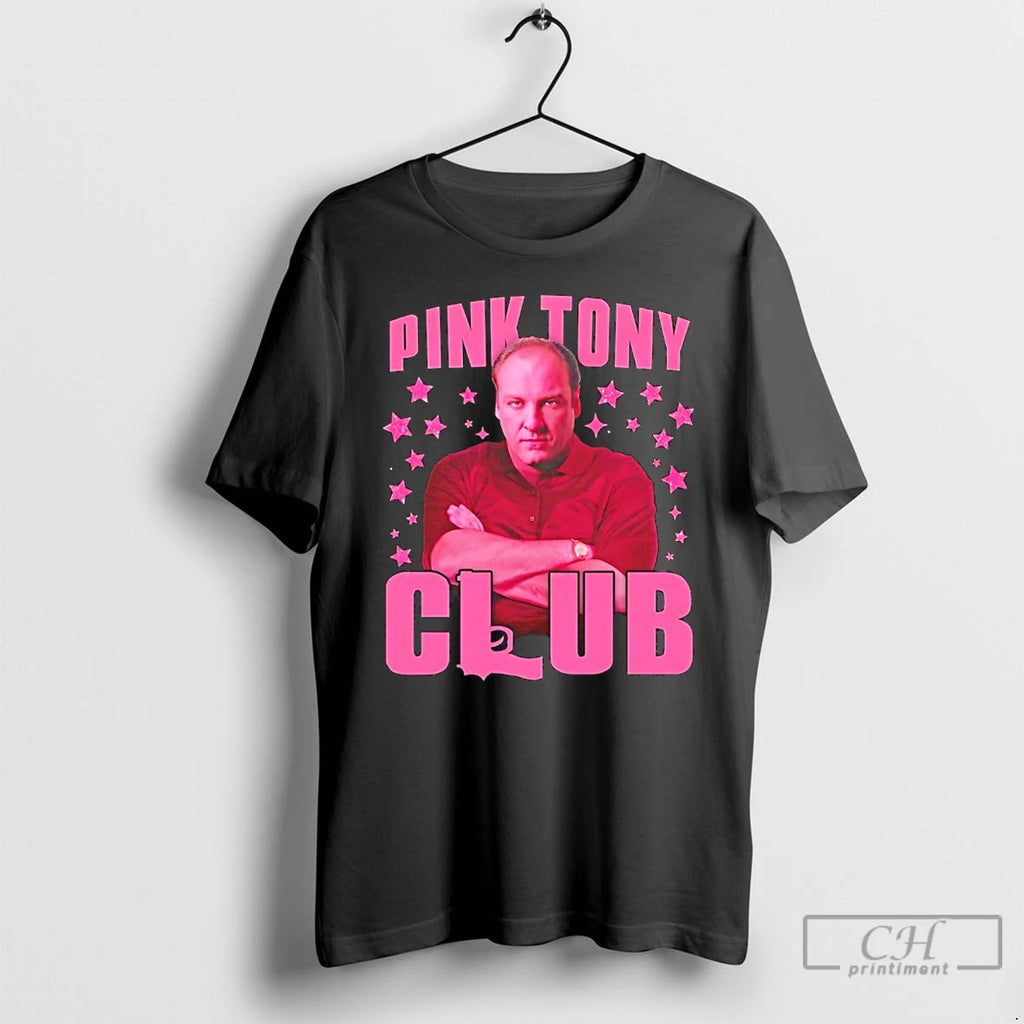 Premium Pink Tony Soprano Club T Shirts