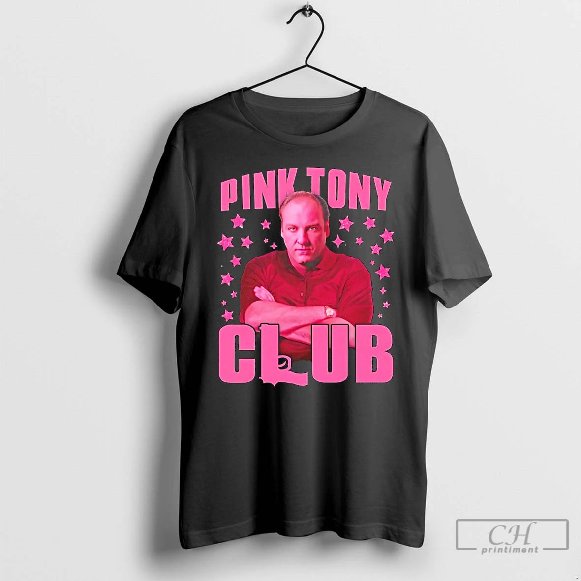 Premium Pink Tony Soprano Club T Shirts