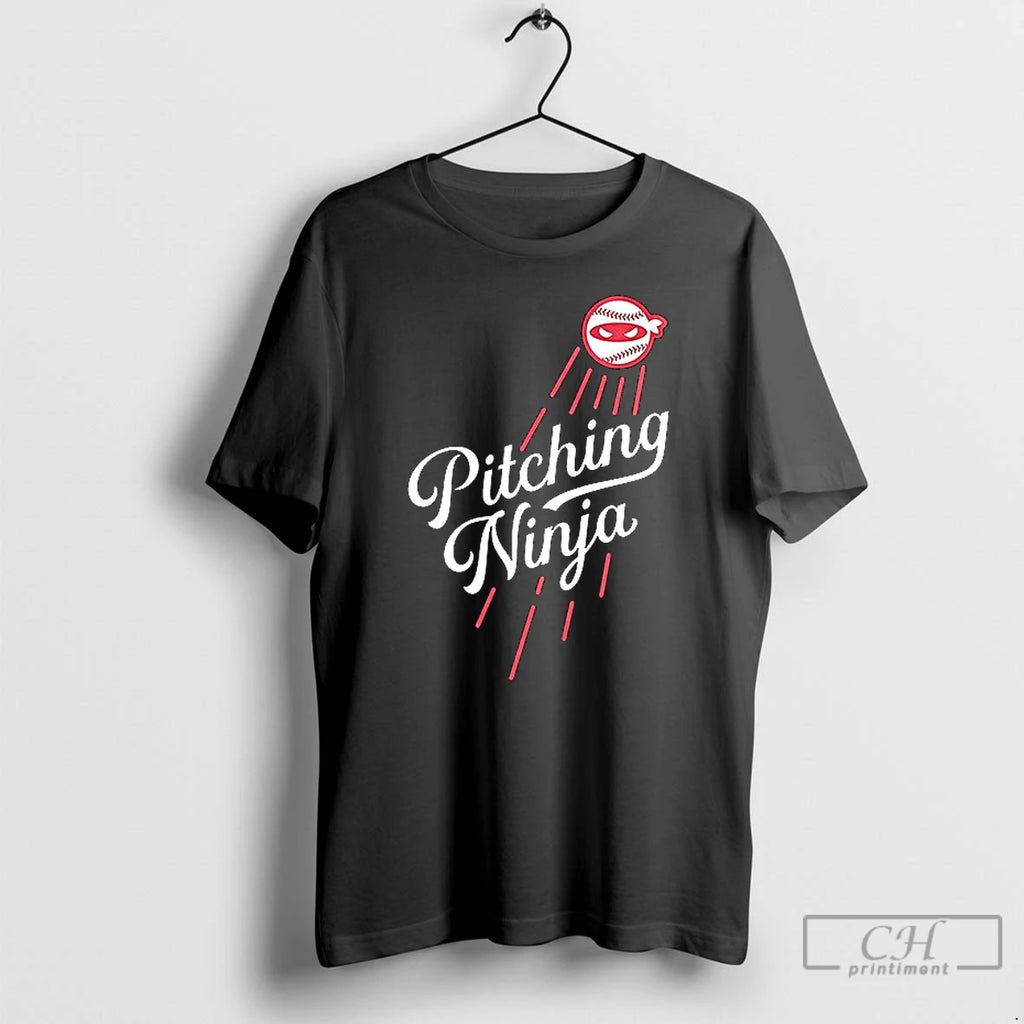 Premium Pitching Ninja La Baseball Ceramic Ceramic And Classic Dad Cap T Shirts