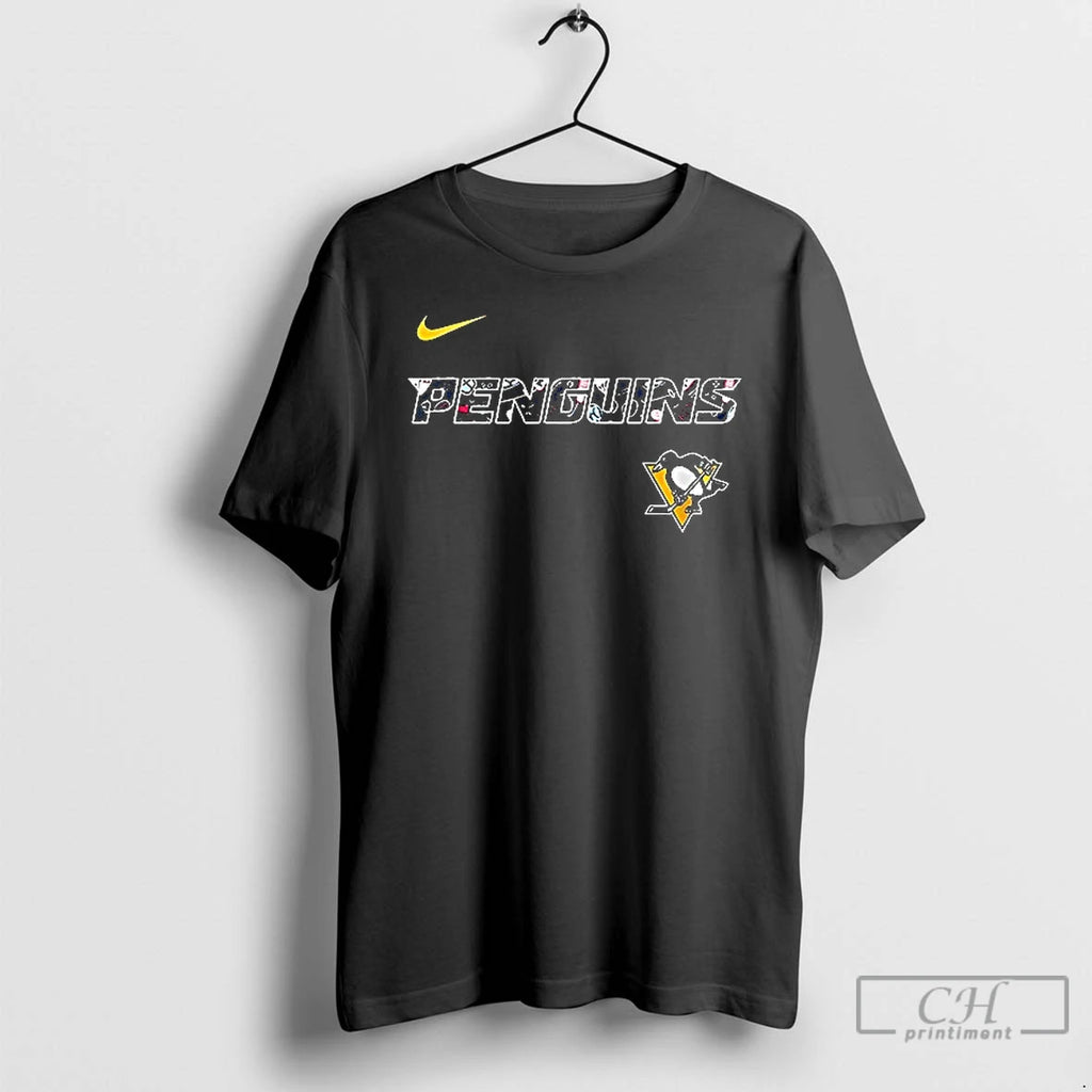 Premium Pittsburgh Penguins X Nurse Its A Work Of Heart 1 Sided T Shirts