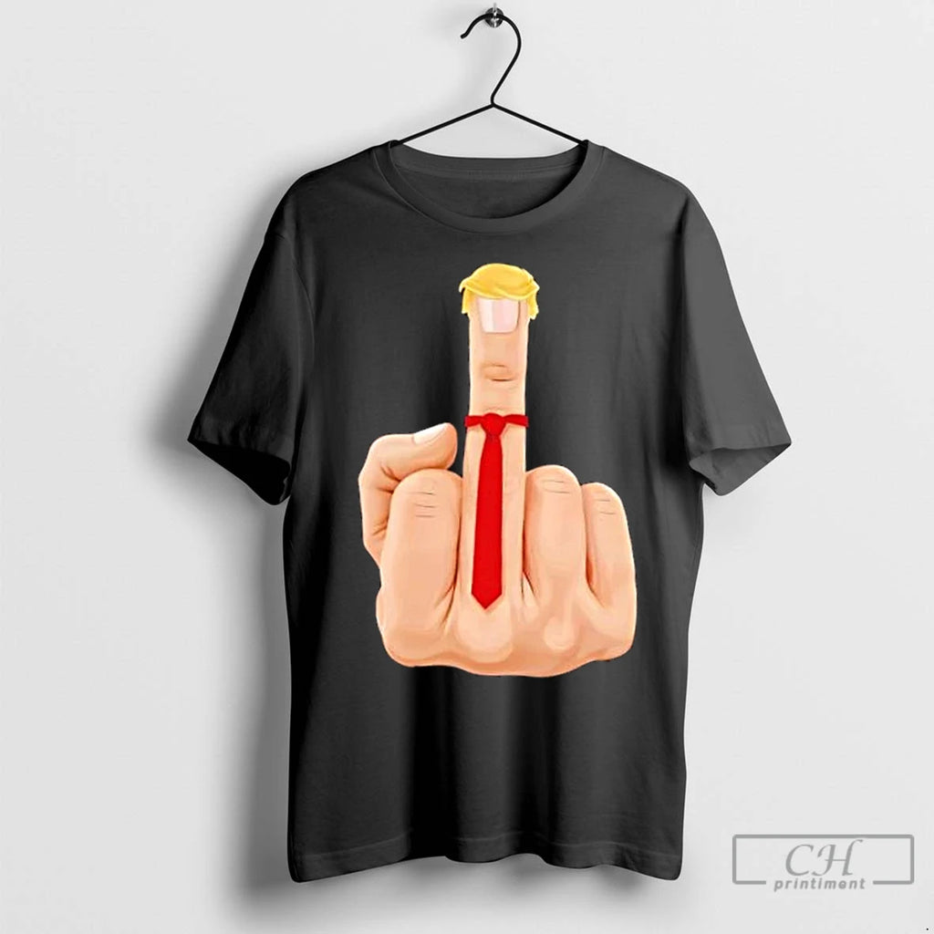 Premium Political Middle Finger Trump Hair