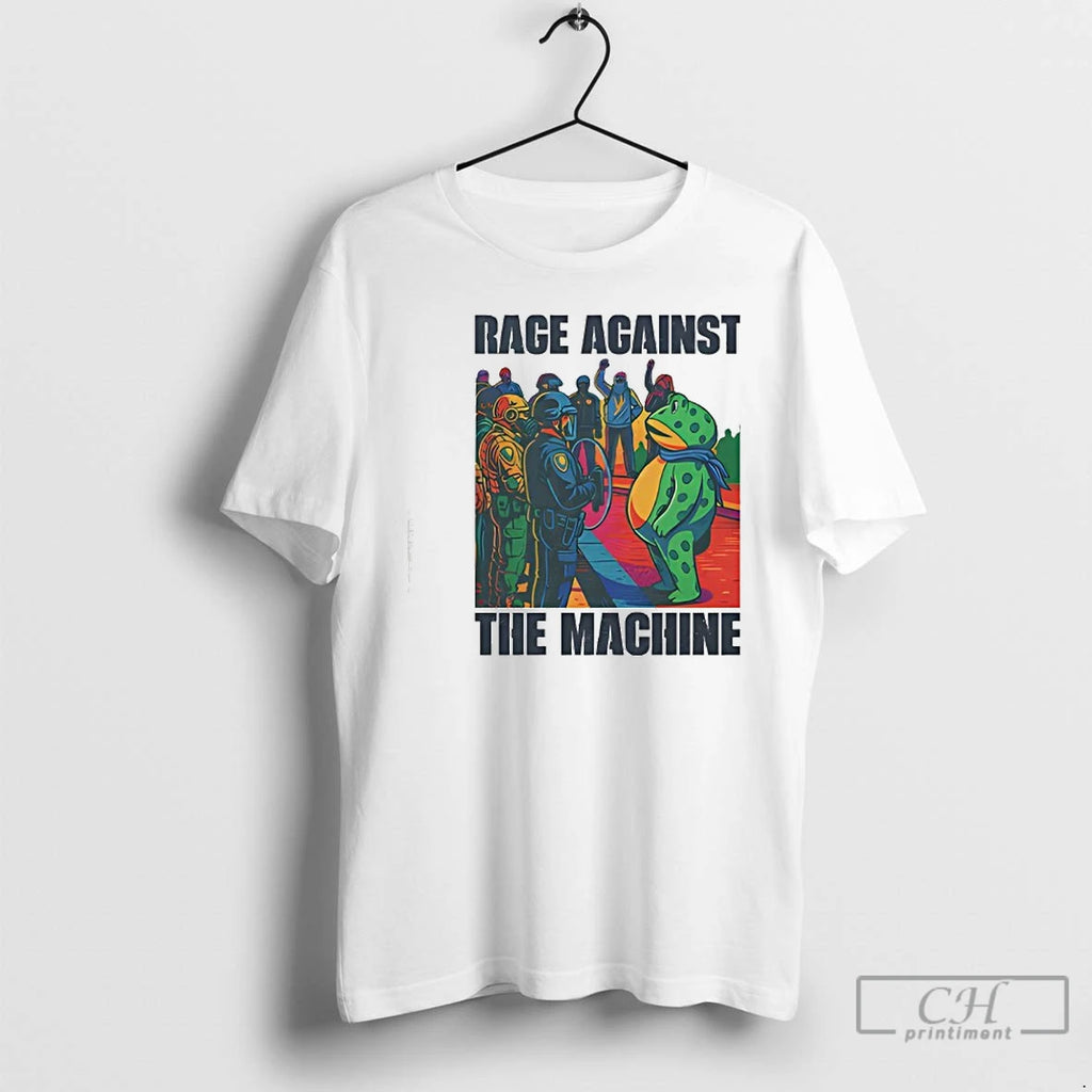 Premium Portland Frog Anti Ice Rage Against The Machine T Shirts