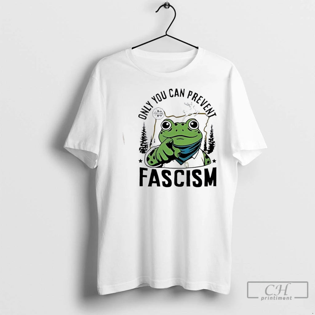 Premium Portland Frog Only You Can Prevent Fascism Anti Ice