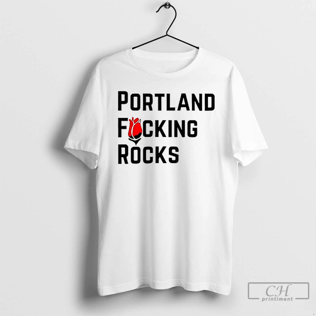 Premium Portland Fucking Rocks Ceramic Ceramic And Classic Dad Cap T Shirts