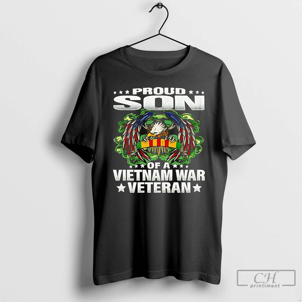 Premium Pround Son Of Vietnam Veteran T Shirts