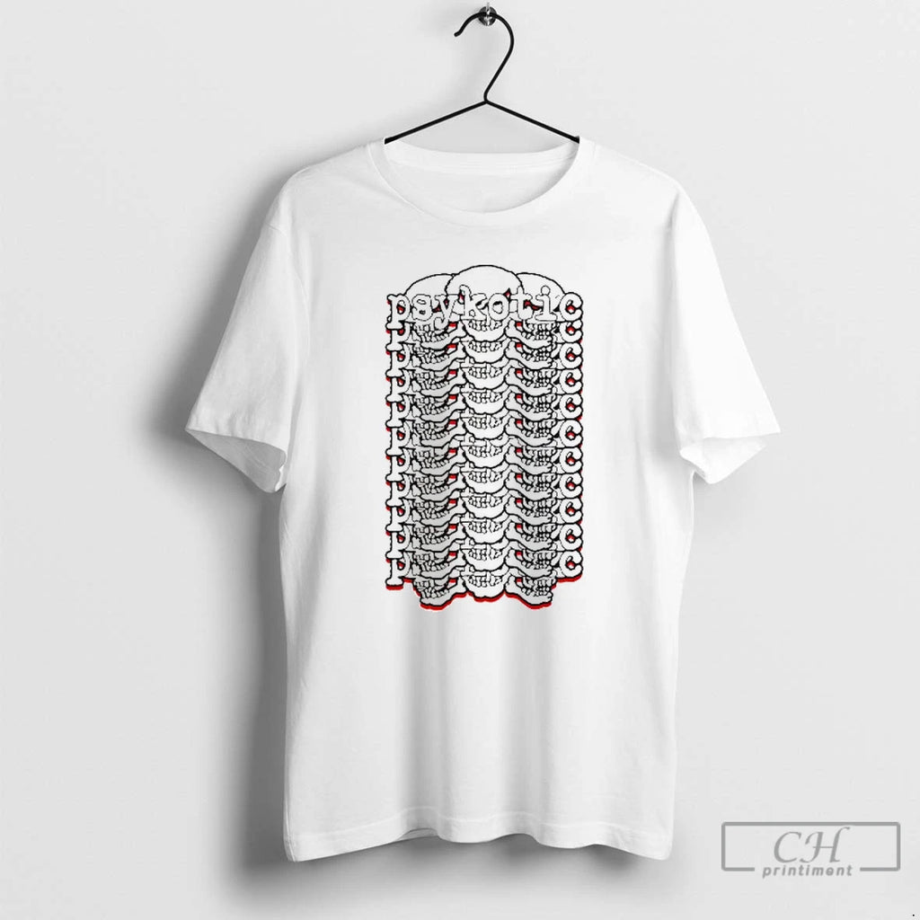 Premium Psykotic Skull Logo T Shirts