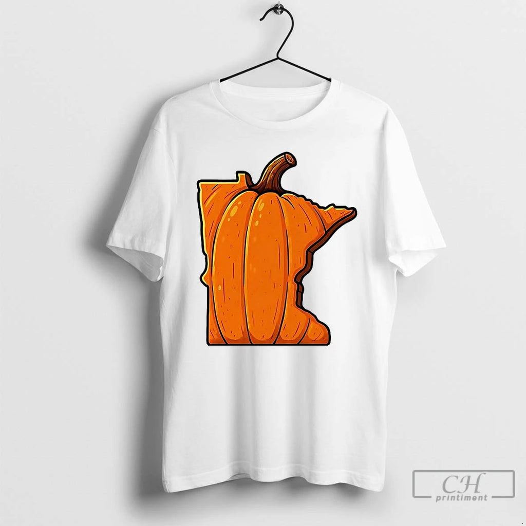 Premium Pumpkin Arrange Minnesota State Halloween T Shirts