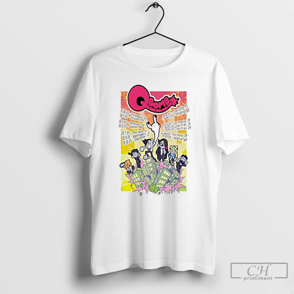 Premium Qbomb Tour 2025 Posters T Shirts