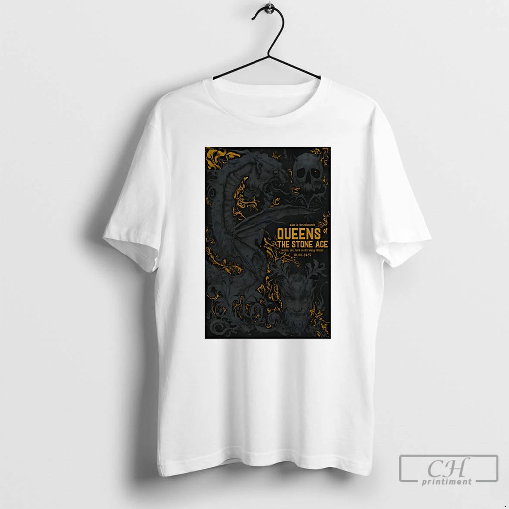 Premium Qotsa Boch Center Wang Theatre Concert Oct 08 2025 T Shirts