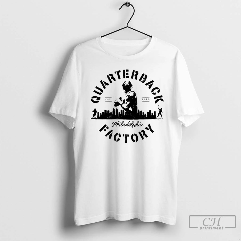 Premium Quarterback Factory 2020 Philadelphia City Skyline T Shirts