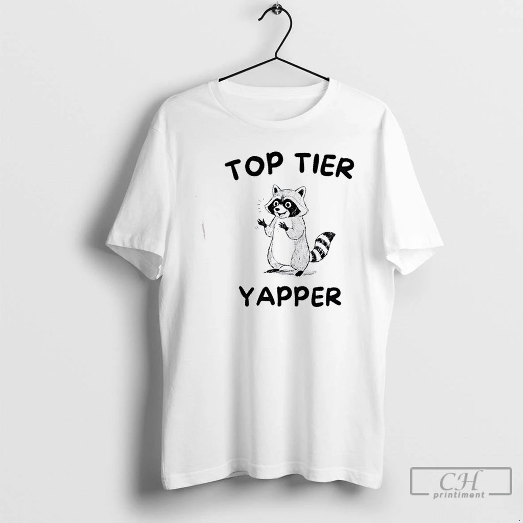 Premium Raccoon Top Tier Yapper T Shirts