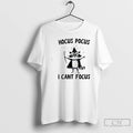 Premium Raccoon Wizard Hocus Pocus I Cant Focus T Shirts