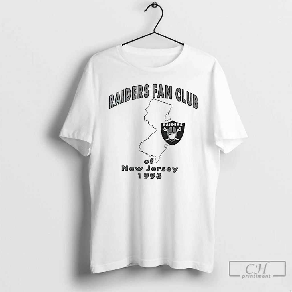 Premium Raiders Fan Club Of New Jersey 1993 Ornaments T Shirts