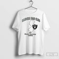 Premium Raiders Fan Club Of New Jersey 1993 Vintage Football Lovers T Shirts