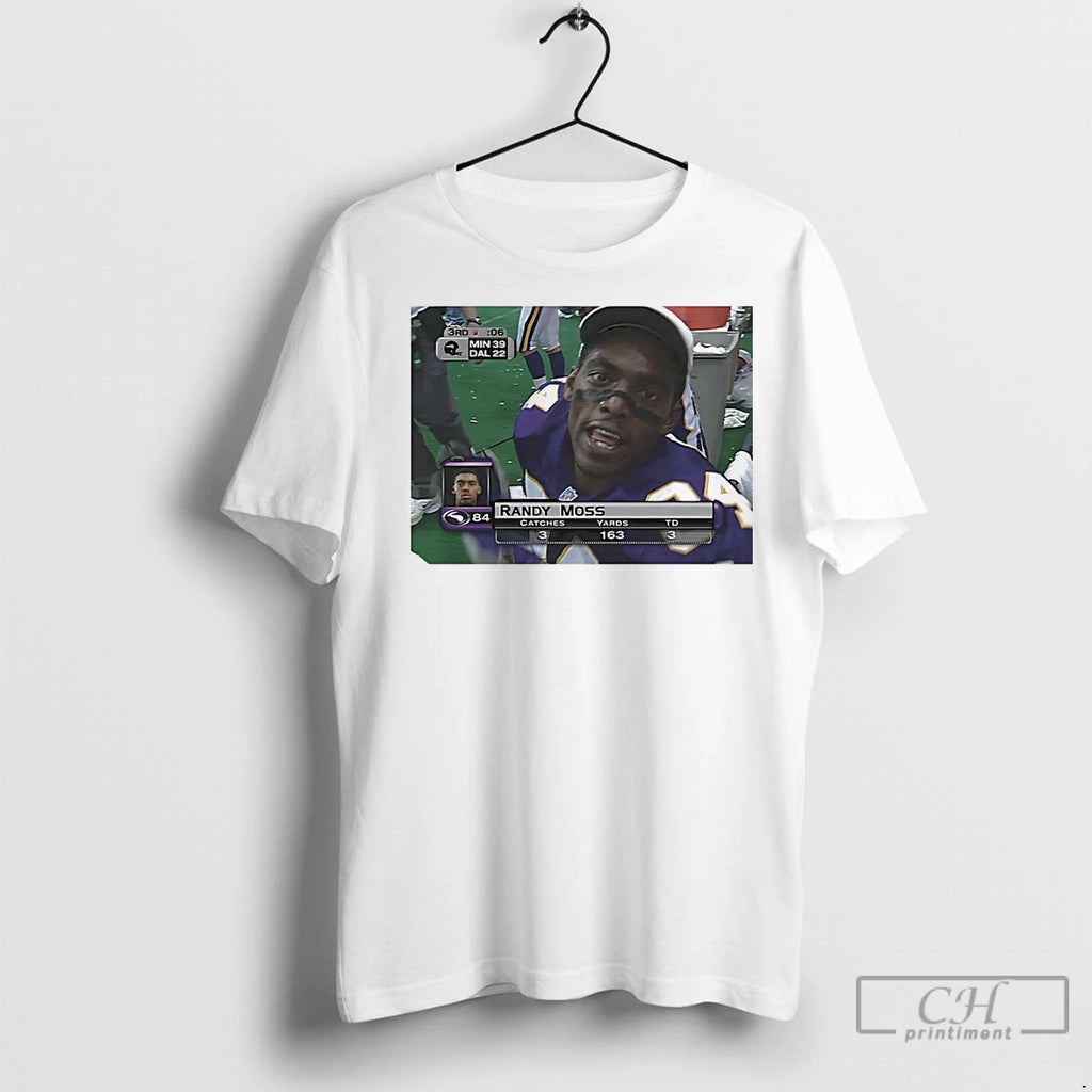 Premium Randy Moss On Thanksgiving In 1998 Celebration