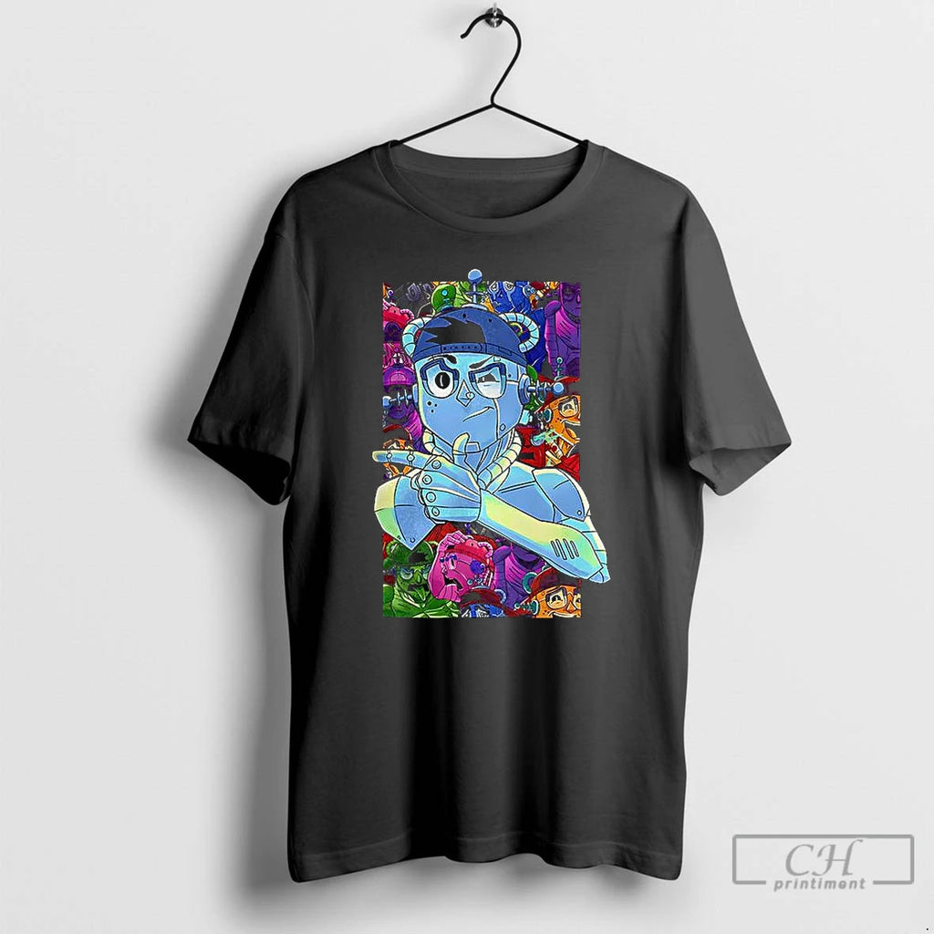 Premium Ray Volpe Volpeverse Robot Graphic T Shirts