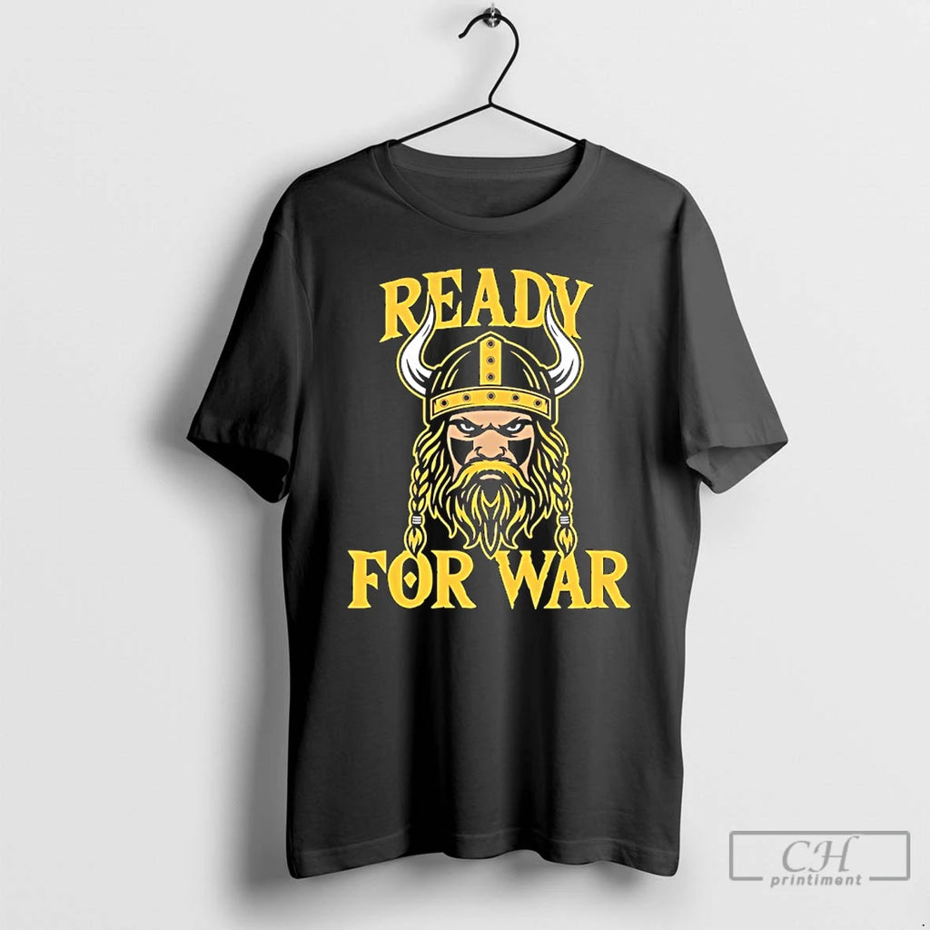 Premium Ready For War Minnesota Vikings T Shirts