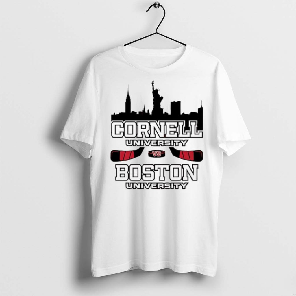 Premium Red Hot Hockey Cornell University And Boston University T Shirts