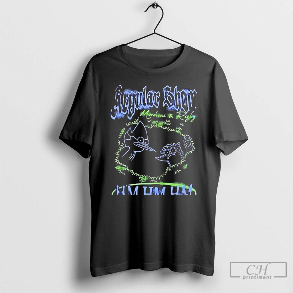 Premium Regular Show Duo Awwww Yeah T Shirts
