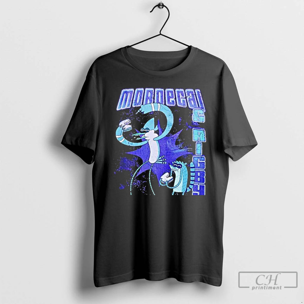 Premium Regular Show Mordecai Rigby Grillin T Shirts