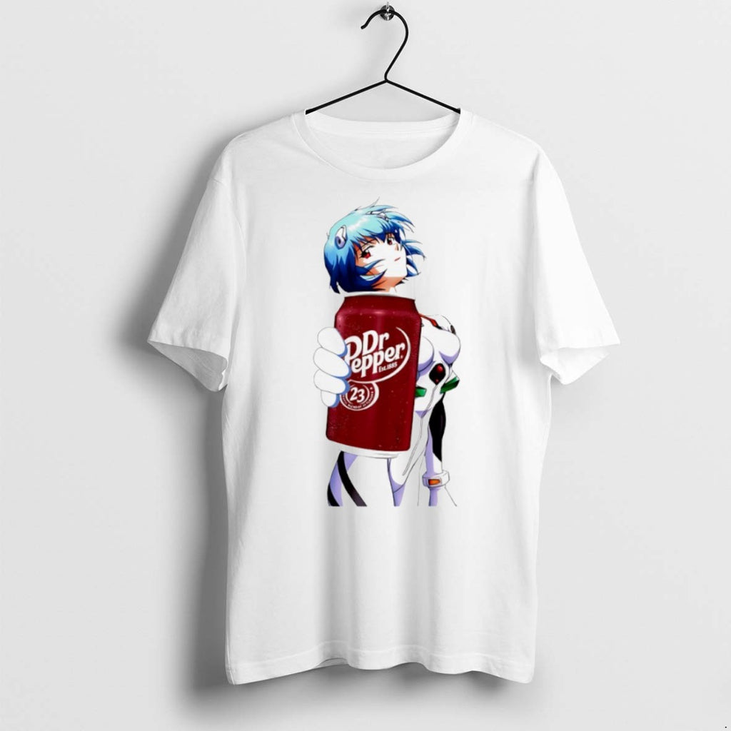 Premium Rei Ayanami Dr Pepper Anime T Shirts