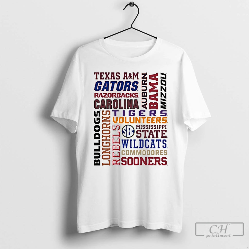 Premium Sec Font Family Teams T Shirts