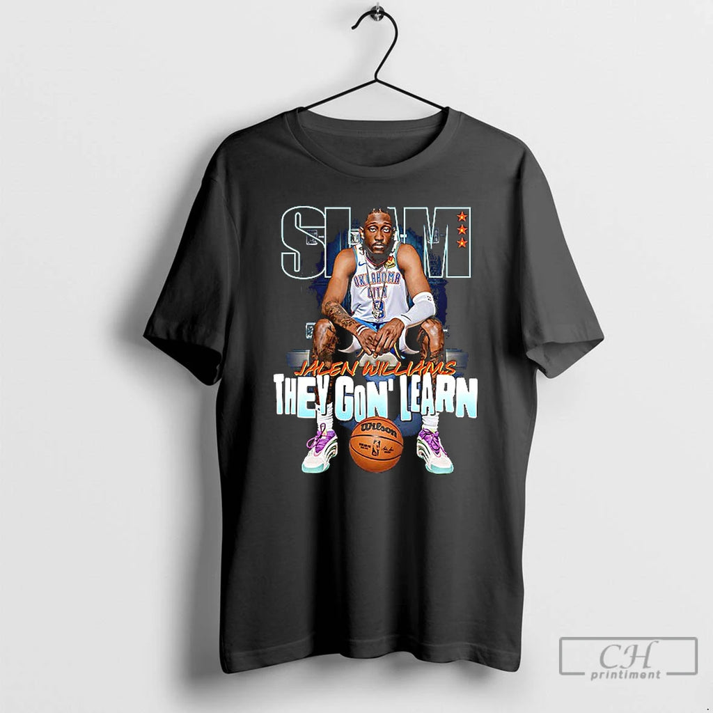 Premium Slam Jalen Williams They Gon Learn Oklahoma City Thunder Ceramic Ceramic And Classic Dad