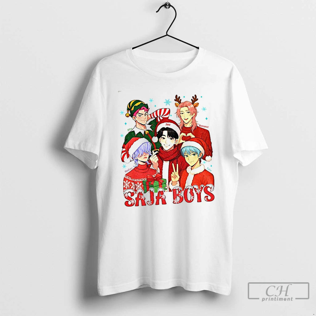 Premium Saja Boys Kpop Demon Hunters Anime Lover Gift Christmas 2025 T Shirts