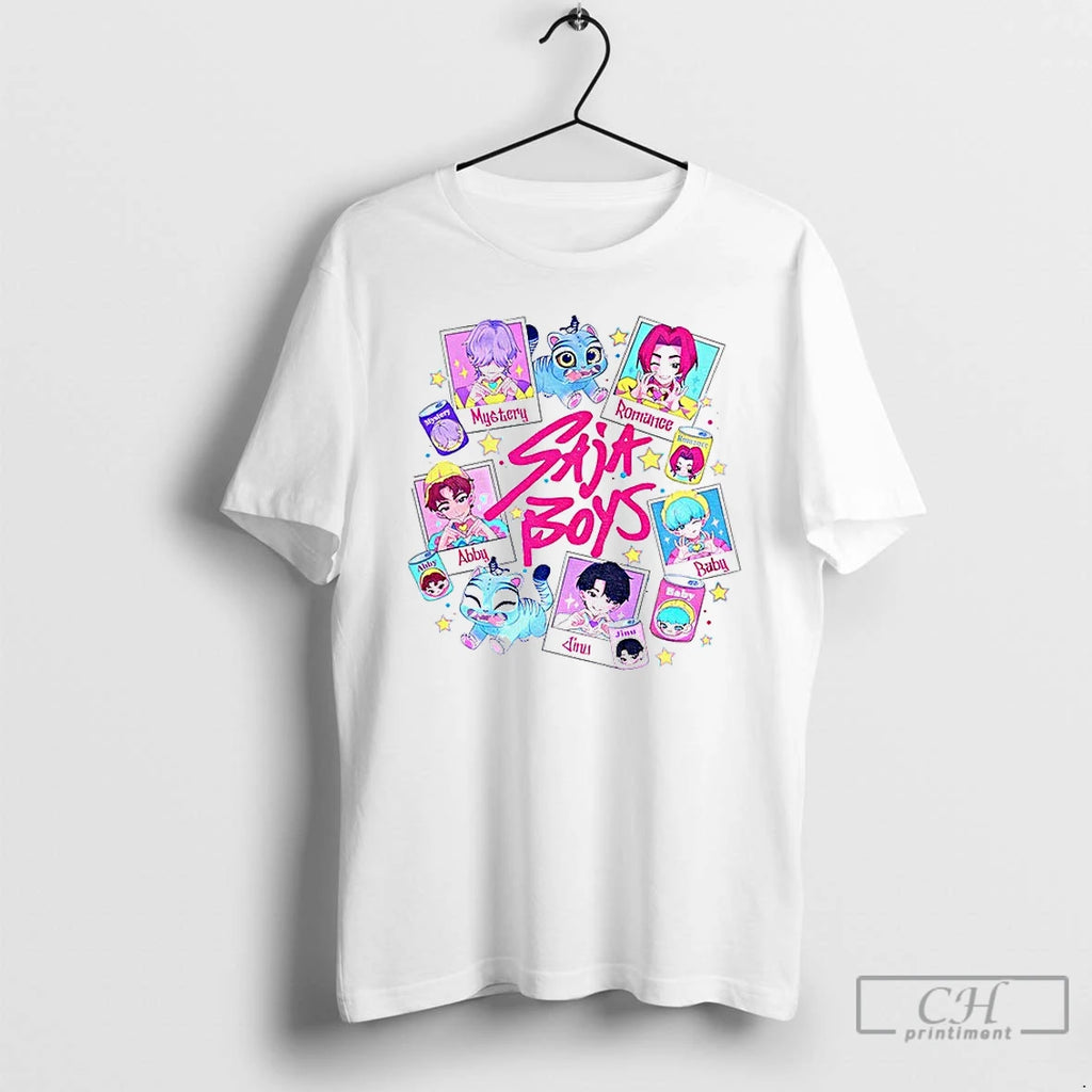 Premium Saja Boys Kpop Soda Pop Jinu Rumi Kpop Demon Hunters T Shirts