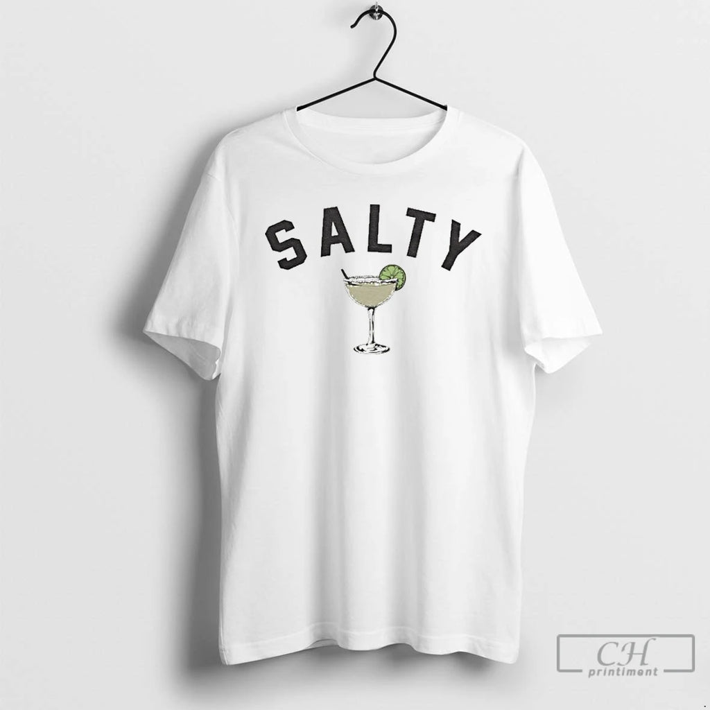 Premium Salty Marg Ringer T Shirts